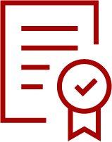 Document with checkmark icon image.